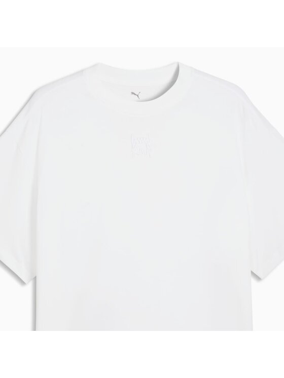 Puma Puma T-Shirt 694569 Biały Regular Fit
