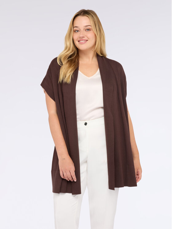 Fiorella Rubino Fiorella Rubino Cardigan M661L008035N022 Marrone Regular Fit