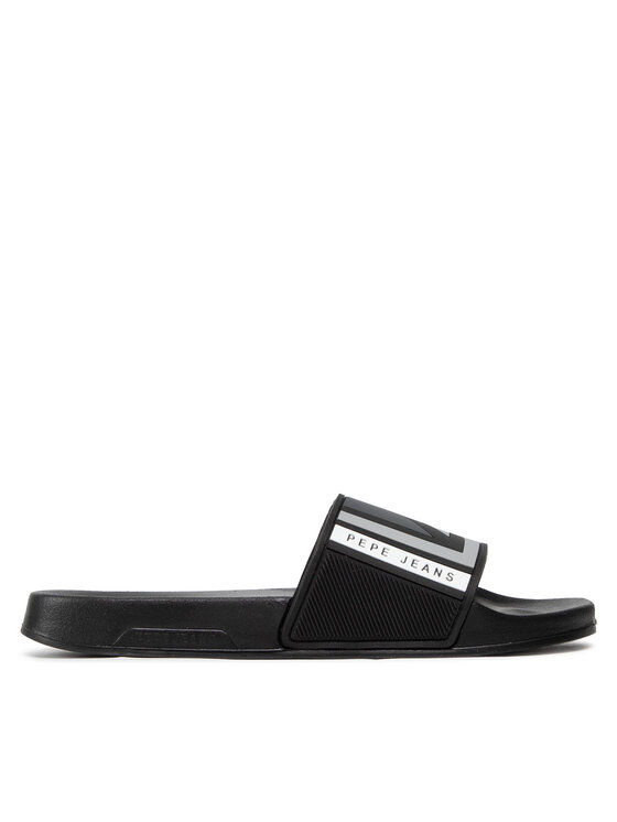 Pepe Jeans Pepe Jeans Nazouváky Slider Flag PMS70107 Černá