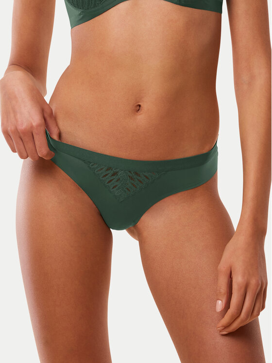 Triumph Triumph Braziljske spodnje hlačke Aura Spotlight 10216453 Zelena