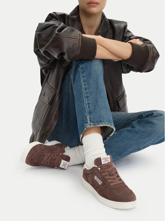 Guess Jeans Sneakers EO-XL250041 Maro închis