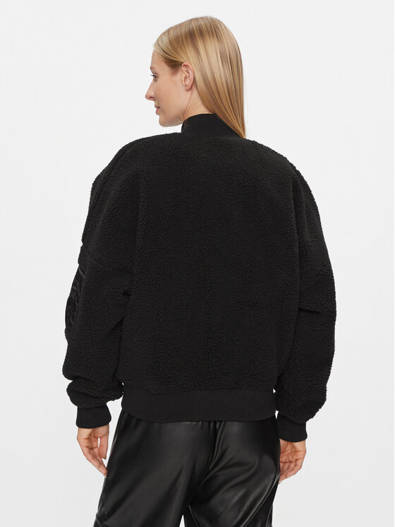 Alpha Industries Alpha Industries Μπόμπερ μπουφάν MA-1 VF Teddy 108003 Μαύρο Regular Fit