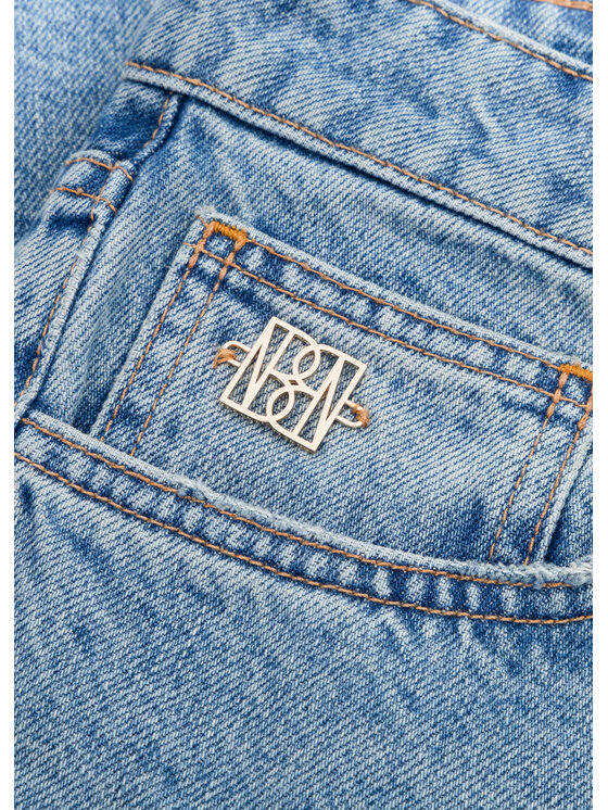 BENU BENU Jeansy vintage blue Niebieski Straight Fit