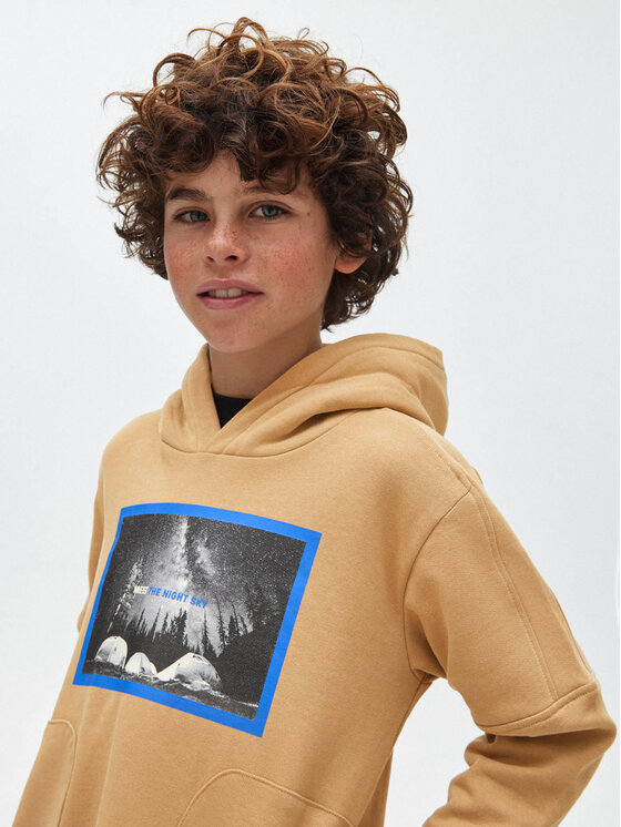 Mayoral Mayoral Bluza 7.424 Brązowy Regular Fit
