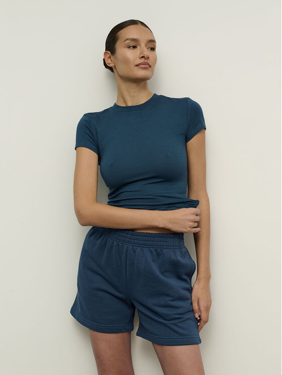 La Mania La Mania Blusa CHARLOTTE Blu Classic Fit