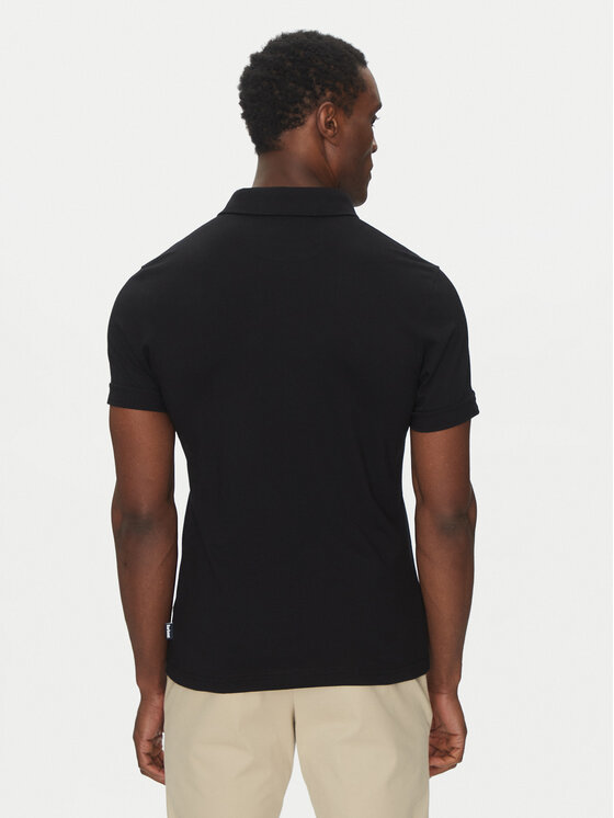 Barbour Barbour Polo Corpatch MML1071BK71 Μαύρο Tailored Fit