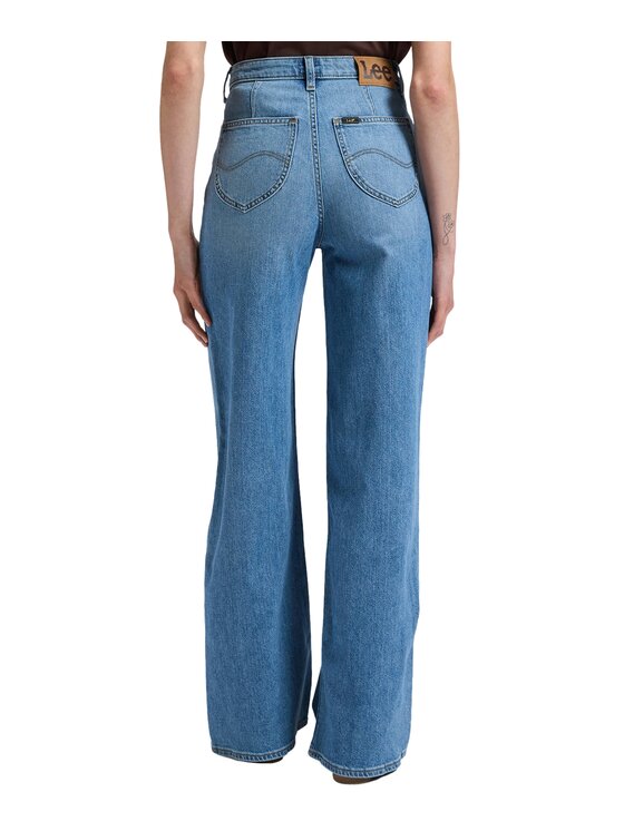 Lee Lee Jeansy 112385906 Niebieski Bootcut Fit