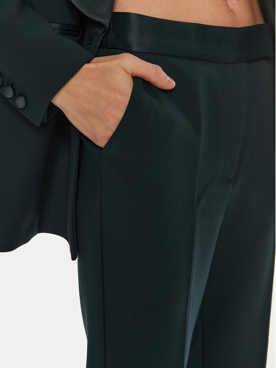 IVY OAK IVY OAK Pantaloni di tessuto Pippa IO1100X5064 Verde Regular Fit