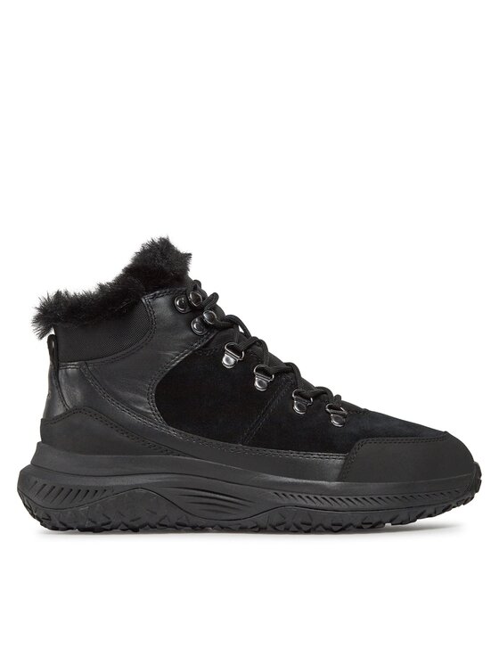 Geox Geox Sneakersy D Oliviera + Grip D36VNC 02232 C9999 Černá