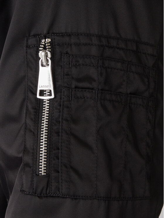 Lacoste Lacoste Μπόμπερ μπουφάν BH2899 Μαύρο Regular Fit