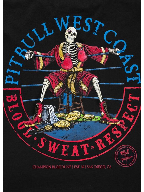PITBULL PITBULL T-Shirt AUTOMATIC Czarny Regular Fit