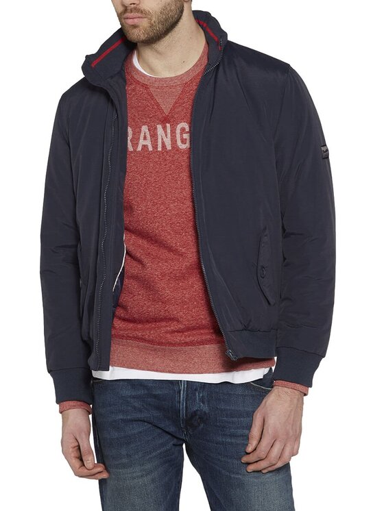 Wrangler Wrangler Giacca di transizione THE BOMBER NAVY Blu Regular Fit