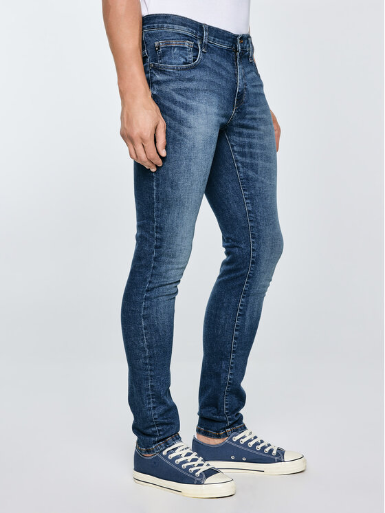 BIG STAR BIG STAR Jeansy NADER Niebieski Skinny Fit