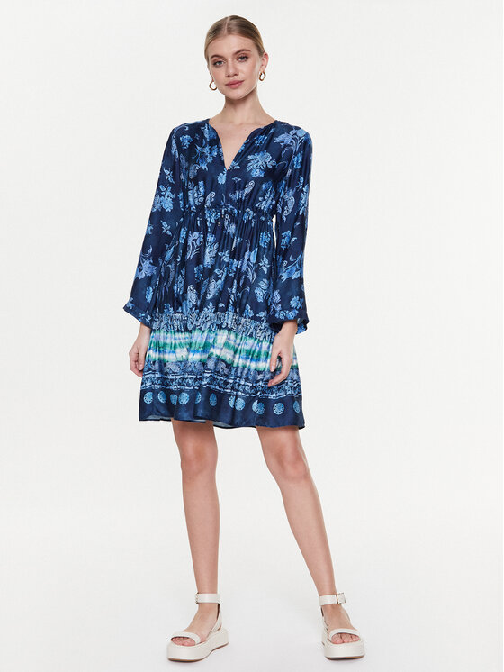 REPLAY Replay Повсякденна сукня W9602.000.73950 Голубий Regular Fit
