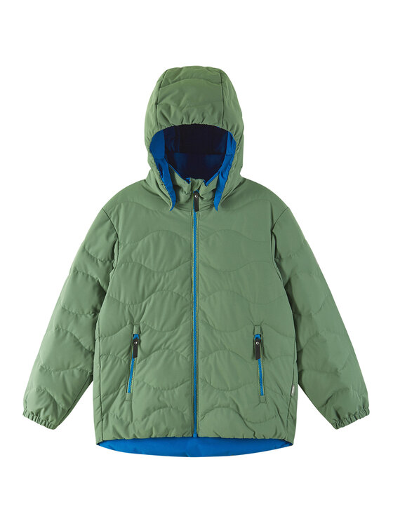 Reima Reima Pūkinė striukė Fossila 5100058B Žalia Regular Fit
