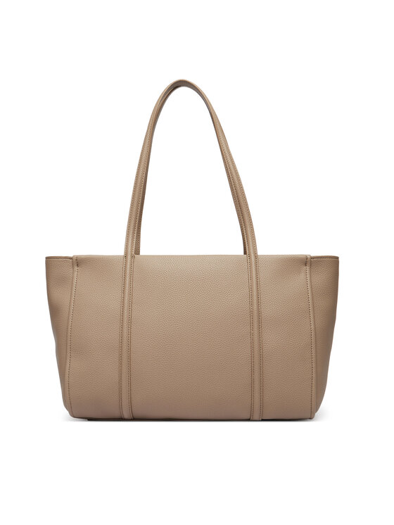 Calvin Klein Calvin Klein Soma Emblem Hw Pebble Tote LV04F3424G Bēšs