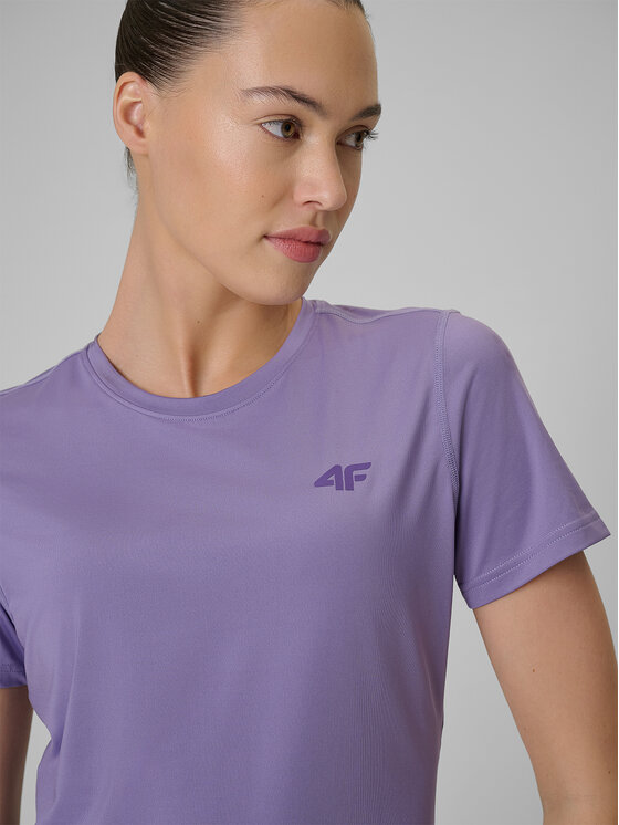 4F 4F Koszulka techniczna MULTI ACTIVE Fioletowy Regular Fit