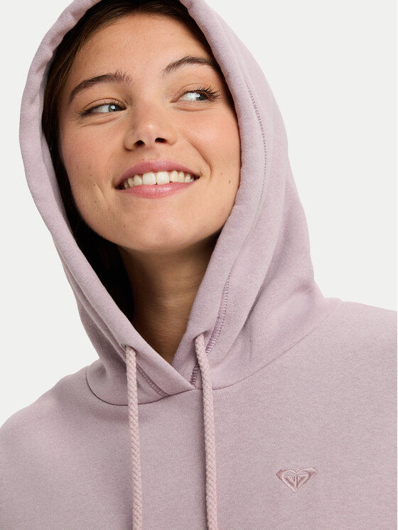 Roxy Roxy Bluza Surf Stoked Brushed ERJFT05046 Fioletowy Regular Fit
