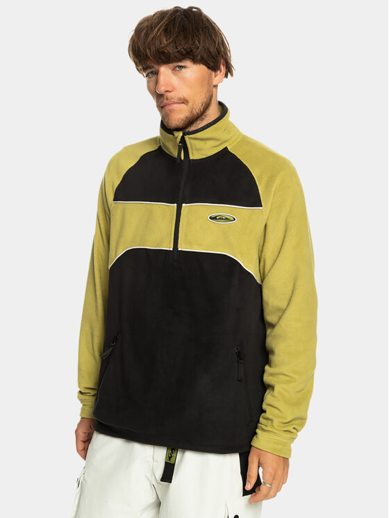 Quiksilver Quiksilver Fleecová mikina Powder Chaser H Otlr EQYFT04782 Černá Regular Fit