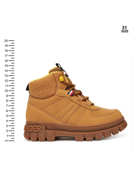 Tommy Hilfiger Tommy Hilfiger Gležnjače T3X5-34129-1696 S Smeđa