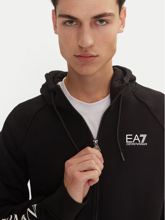EA7 Emporio Armani EA7 Emporio Armani Mikina 8NPM22 PJ07Z 1200 Čierna Regular Fit
