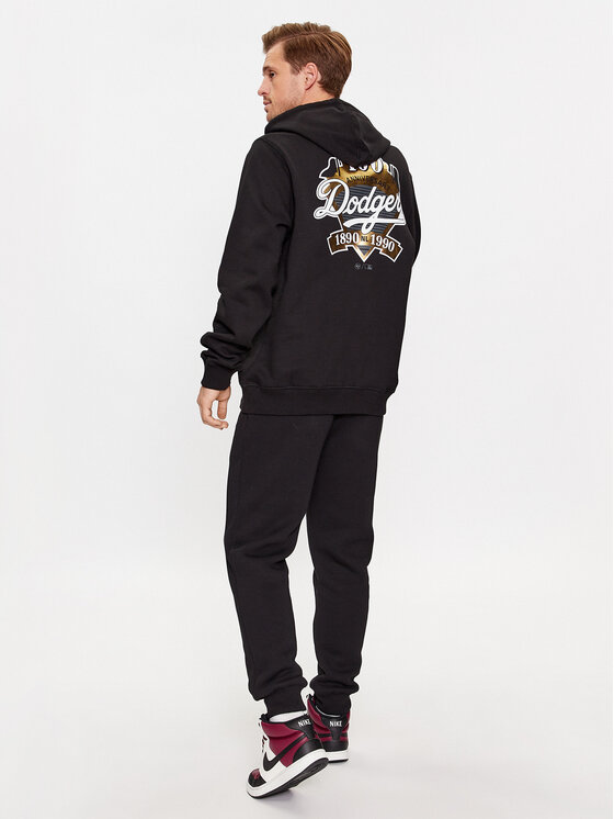 47 Brand 47 Brand Світшот Los Angeles Dodgers BC012PMGUDR590419JK Чорний Regular Fit