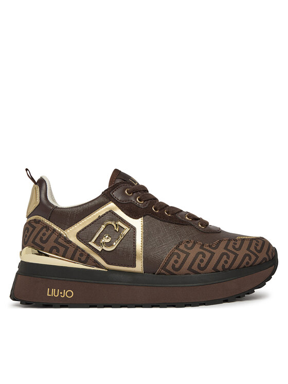 Liu Jo Liu Jo Sneakersy Maxi Wonder 01 BF6001 EX339 Hnedá
