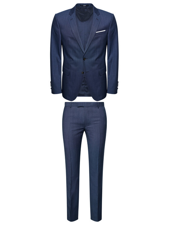 JOOP! JOOP! Obleka 17 Js-Herby-Blayr-Str 30020187 Mornarsko modra Slim Fit