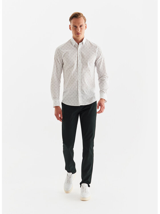 Pako Lorente Pako Lorente Koszula P22WF-1X-053 Biały Slim Fit