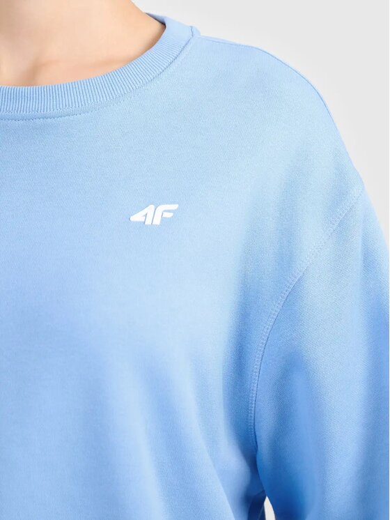 4F 4F Felpa 4FWAW26TSWSF2672-32S Blu Active Fit