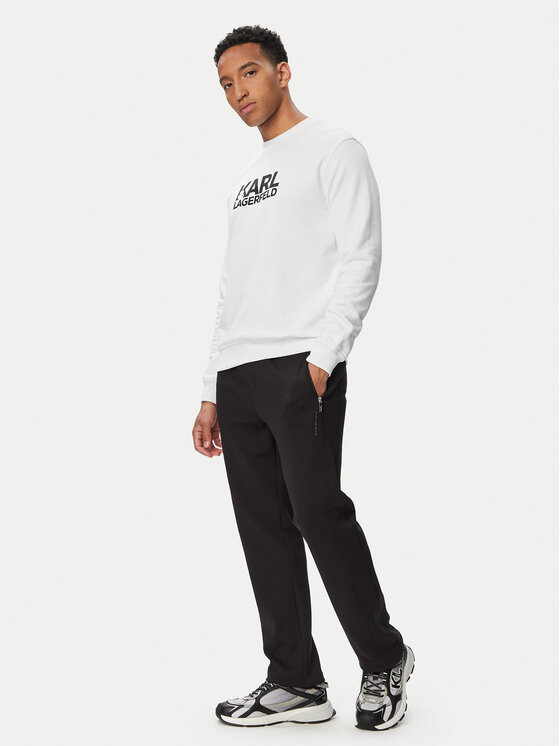 KARL LAGERFELD KARL LAGERFELD Mikina 705780 563917 Bílá Regular Fit