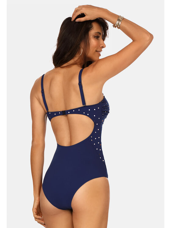 Feba Feba Strój kąpielowy F35A Granatowy