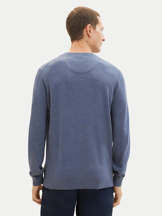 Tom Tailor Tom Tailor Sweter 1038426 Niebieski Regular Fit
