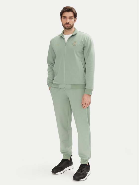 EA7 Emporio Armani Męski Dres, rozmiar L, Zielony, 7M000554 AF13526 U9024