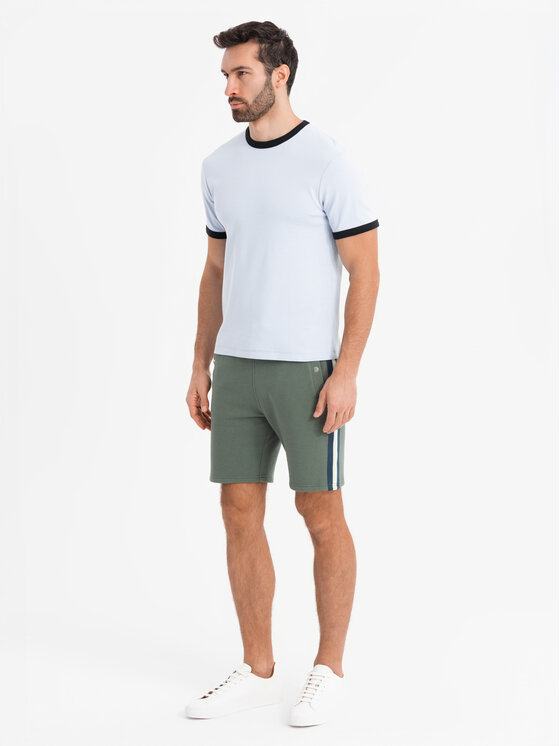 Ombre Ombre komplet szortów materiałowych Z128 Kolorowy Regular Fit