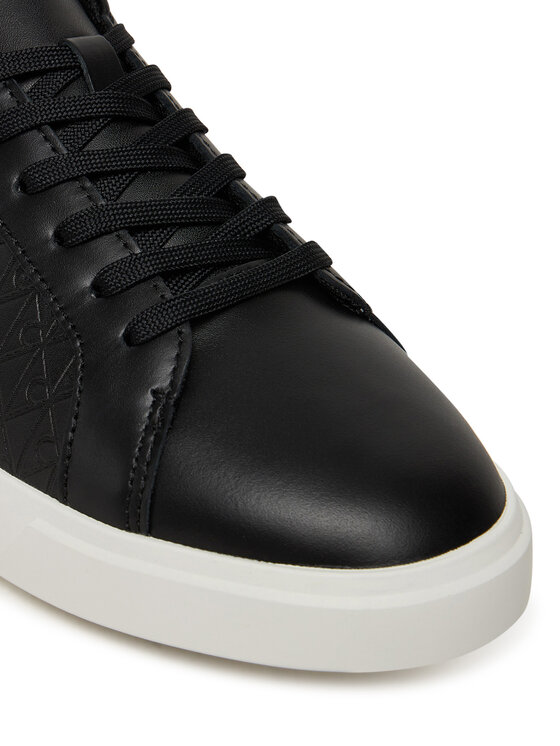 Calvin Klein Calvin Klein Сникърси Low Pro Cups Lace Up Lth Aop HW0HW02817 Черен
