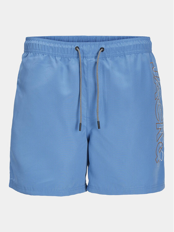 Jack&Jones Kopalne hlače Fiji 12253118 Modra Regular Fit