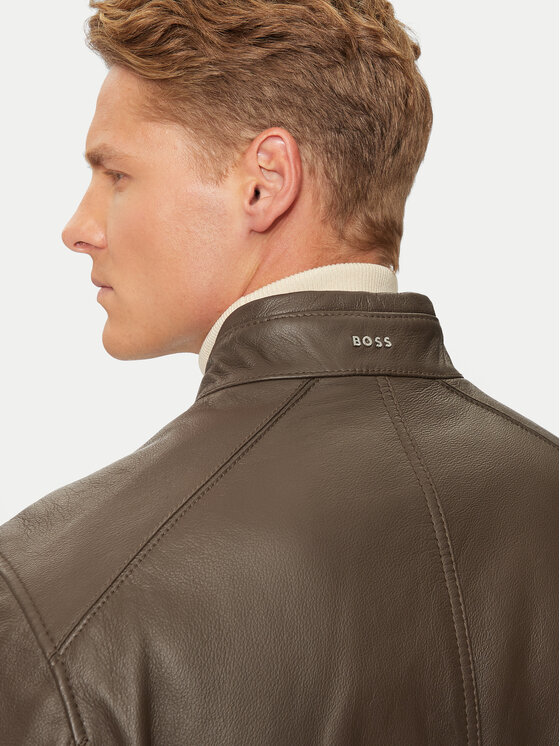 BOSS Boss Lederjacke H-Mansell2 50518906 Braun Regular Fit