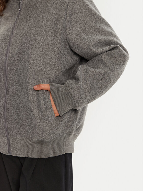 Brave Soul Brave Soul Kurtka bomber LJK-WRENLEY Szary Regular Fit