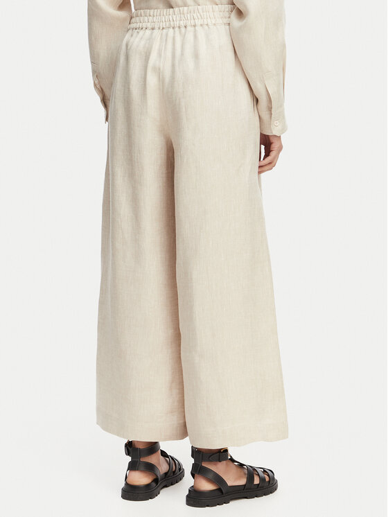 Weekend Max Mara Weekend Max Mara Külotid Felino 2615131042 Kreemjas Relaxed Fit