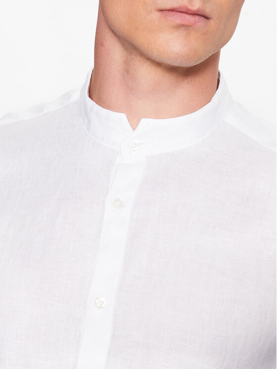 HUGO Hugo Koszula 50490740 Biały Slim Fit