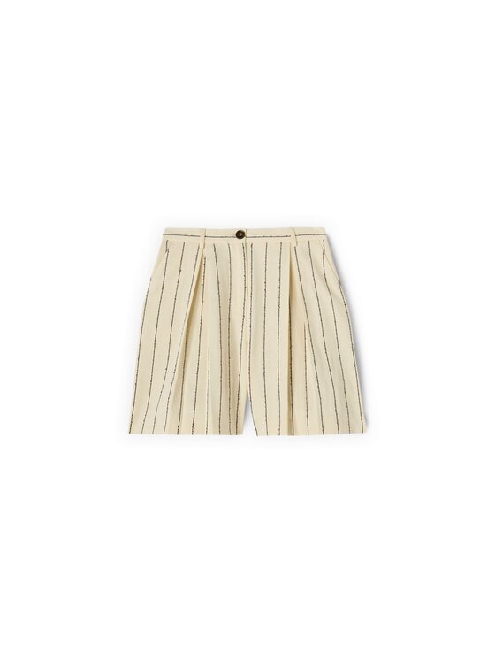 Motivi Motivi Pantaloncini di tessuto P00PQ004574N0S1 Crema Regular Fit