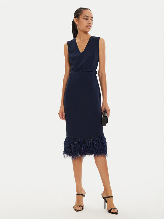 Rinascimento Rinascimento Coctailkleid CFC0120269003 Dunkelblau Regular Fit
