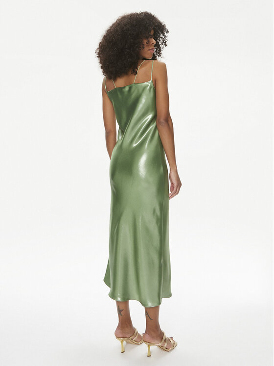 BOSS Boss Rochie cocktail Desatie 50511832 Verde Slim Fit