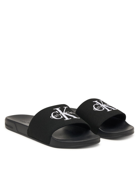 Calvin Klein Jeans Calvin Klein Jeans Natikače Ess Slide Cv YM0YM01393 Crna