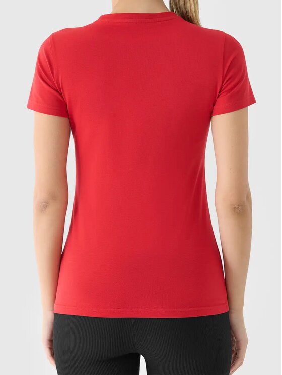 4F 4F Tričko 4FWMM00TTSHF2255-062S Modrá Slim Fit