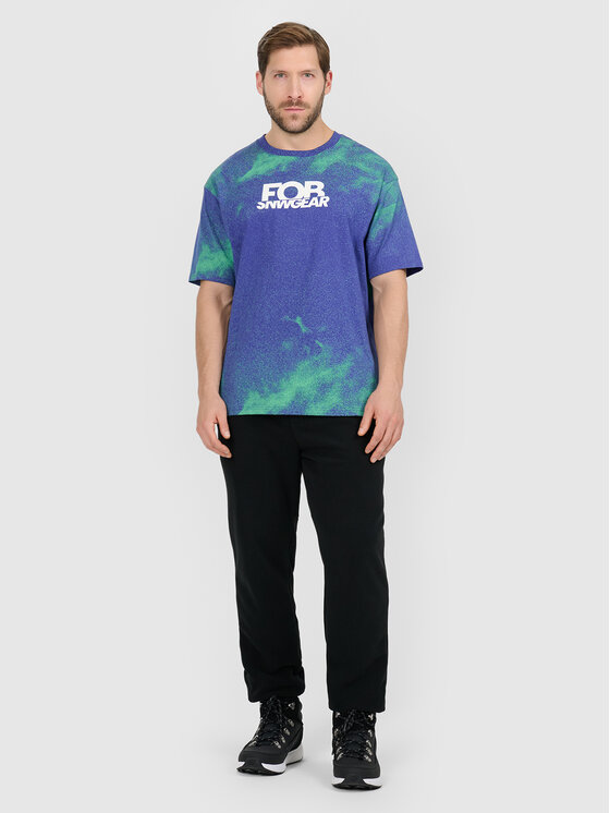 4F 4F T-Shirt FOB Fioletowy Loose Fit