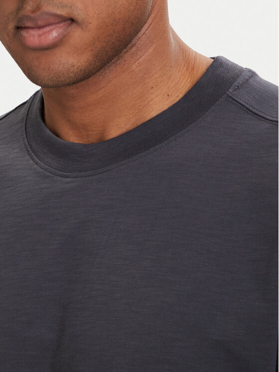 G-Star Raw G-Star Raw Tricou Slub D28889-E512 Gri închis Relaxed Fit