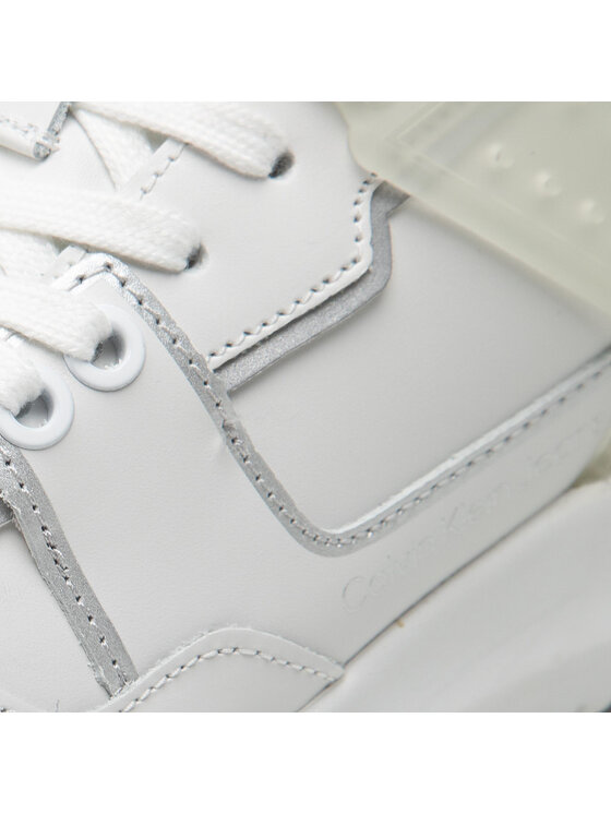 Calvin Klein Jeans Calvin Klein Jeans Sneakers Sporty Runner Comfair Laceup Tpu YW0YW00696 Bianco