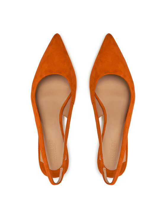 LAUREN RALPH LAUREN LAUREN RALPH LAUREN Γοβάκια Lolah II 802959263003 Πορτοκαλί